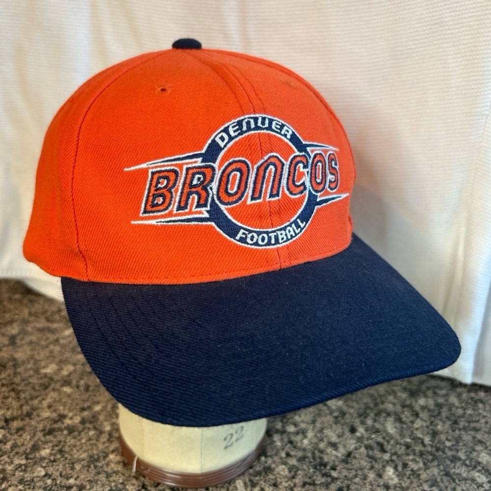 Vintage NFL Orange Blue Sports Specialties Denver Broncos SnapBack Hat